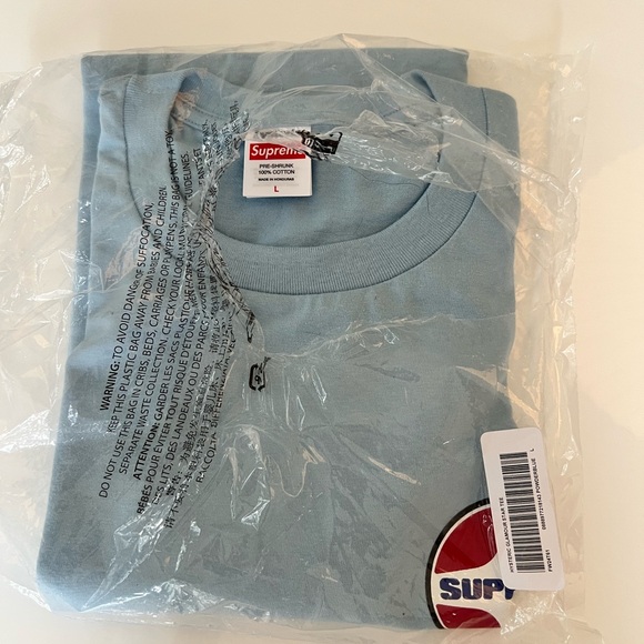 Supreme Sky Blue Short Sleeve Tee - Picture 3 of 3